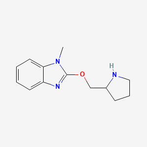 1-methyl-2-[(pyrrolidin-2-yl)methoxy]-1H-1,3-benzodiazole