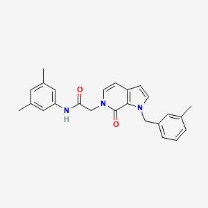 N-(3,5-dimethylphenyl)-2-[1-(3-methylbenzyl)-7-oxo-1,7-dihydro-6H-pyrrolo[2,3-c]pyridin-6-yl]acetamide