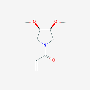 1-[(3r,4s)-3,4-Dimethoxypyrrolidin-1-yl]prop-2-en-1-one