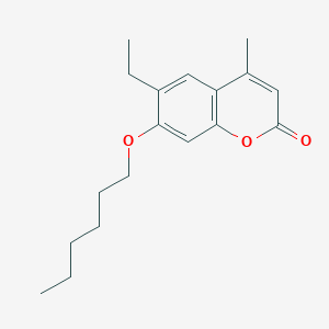 6-ethyl-7-(hexyloxy)-4-methyl-2H-chromen-2-one