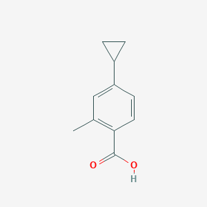 B2933526 4-Cyclopropyl-2-methylbenzoic acid CAS No. 909698-10-8
