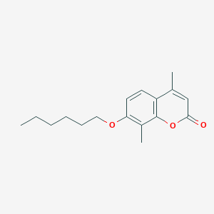 7-(hexyloxy)-4,8-dimethyl-2H-chromen-2-one