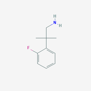 2-(2-Fluorophenyl)-2-methylpropan-1-amine