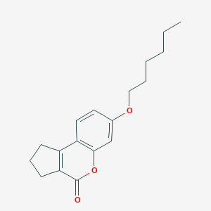 7-(hexyloxy)-2,3-dihydrocyclopenta[c]chromen-4(1H)-one