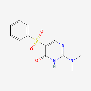 2-(Dimethylamino)-5-(phenylsulfonyl)-4-pyrimidinol