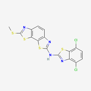 N-(4,7-dichlorobenzo[d]thiazol-2-yl)-7-(methylthio)benzo[1,2-d:4,3-d']bis(thiazole)-2-amine