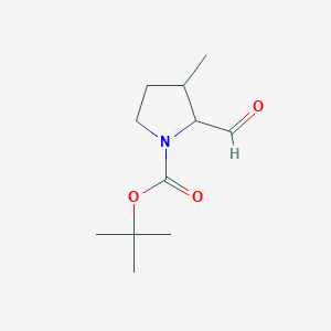 TERT-BUTYL 2-FORMYL-3-METHYLPYRROLIDINE-1-CARBOXYLATE, Mixture of diastereomers