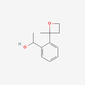 2-[2-(1-Hydroxyethyl)phenyl]-2-methyloxetane