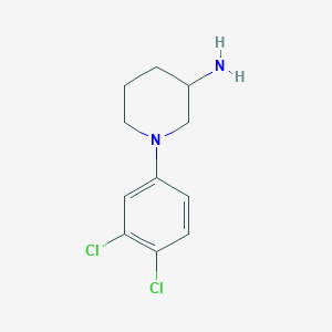 1-(3,4-Dichlorophenyl)piperidin-3-amine