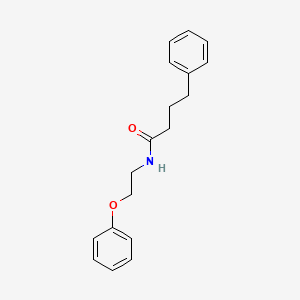 N-(2-phenoxyethyl)-4-phenylbutanamide