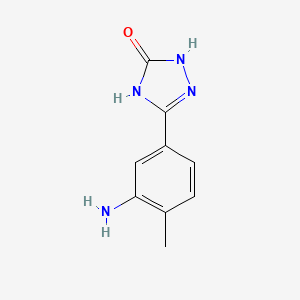 3-(3-amino-4-methylphenyl)-4,5-dihydro-1H-1,2,4-triazol-5-one