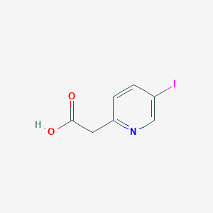 2-(5-iodopyridin-2-yl)acetic Acid