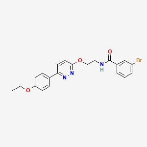 3-bromo-N-(2-((6-(4-ethoxyphenyl)pyridazin-3-yl)oxy)ethyl)benzamide