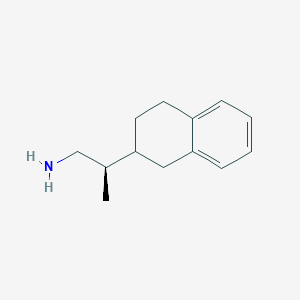 molecular formula C13H19N B2933728 (2R)-2-(1,2,3,4-Tetrahydronaphthalen-2-yl)propan-1-amine CAS No. 2248221-08-9