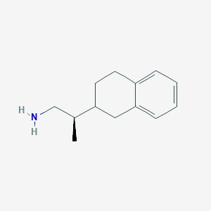 (2R)-2-(1,2,3,4-Tetrahydronaphthalen-2-yl)propan-1-amine