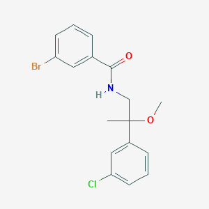 3-bromo-N-(2-(3-chlorophenyl)-2-methoxypropyl)benzamide