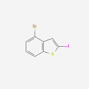 molecular formula C8H4BrIS B2933757 4-溴-2-碘苯并噻吩 CAS No. 2181829-17-2