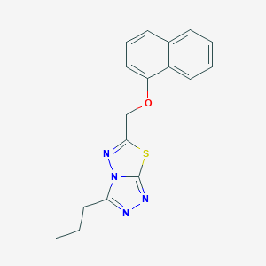 1-Naphthyl (3-propyl[1,2,4]triazolo[3,4-b][1,3,4]thiadiazol-6-yl)methyl ether