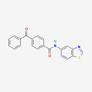 N-(benzo[d]thiazol-5-yl)-4-benzoylbenzamide