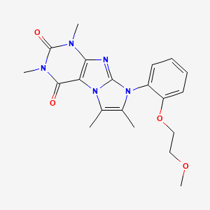 6-[2-(2-Methoxyethoxy)phenyl]-2,4,7,8-tetramethylpurino[7,8-a]imidazole-1,3-dione