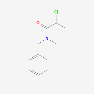 molecular formula C11H14ClNO B2933798 N-benzyl-2-chloro-N-methylpropanamide CAS No. 568567-40-8