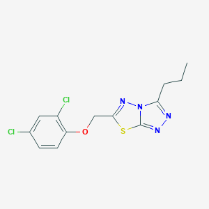 6-[(2,4-Dichlorophenoxy)methyl]-3-propyl[1,2,4]triazolo[3,4-b][1,3,4]thiadiazole