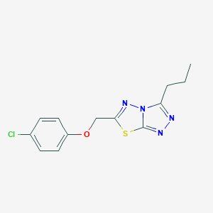 6-[(4-Chlorophenoxy)methyl]-3-propyl[1,2,4]triazolo[3,4-b][1,3,4]thiadiazole