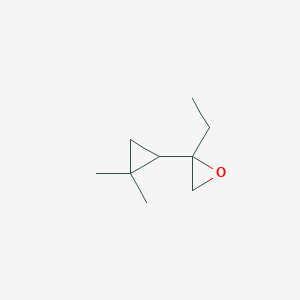 molecular formula C9H16O B2933812 2-(2,2-Dimethylcyclopropyl)-2-ethyloxirane CAS No. 1934972-43-6