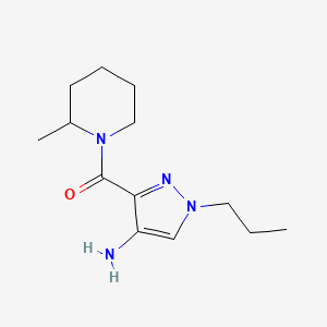 3-[(2-Methylpiperidin-1-yl)carbonyl]-1-propyl-1H-pyrazol-4-amine