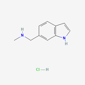 [(1H-Indol-6-yl)methyl](methyl)amine hydrochloride