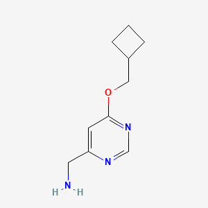 [6-(Cyclobutylmethoxy)pyrimidin-4-yl]methanamine