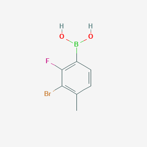(3-Bromo-2-fluoro-4-methylphenyl)boronic acid