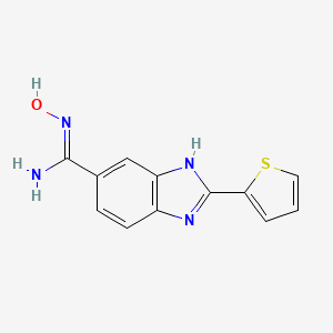 2-(2-Thienyl)benzimidazole-6-carboxamidoxime