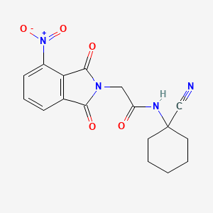 N-(1-cyanocyclohexyl)-2-(4-nitro-1,3-dioxoisoindol-2-yl)acetamide
