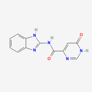 N-(1H-benzo[d]imidazol-2-yl)-6-hydroxypyrimidine-4-carboxamide
