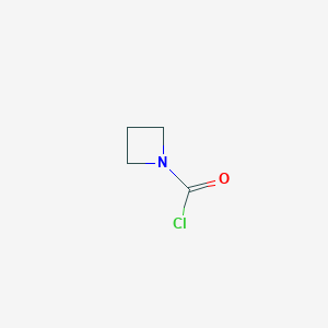 molecular formula C4H6ClNO B2933919 Azetidine-1-carbonyl chloride CAS No. 75485-12-0
