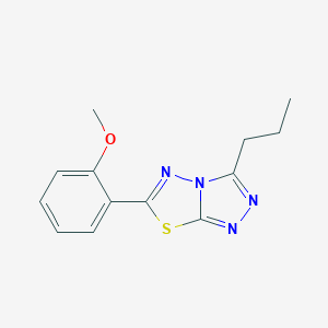 6-(2-Methoxyphenyl)-3-propyl[1,2,4]triazolo[3,4-b][1,3,4]thiadiazole