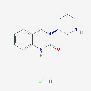 3-[(3S)-Piperidin-3-yl]-1,2,3,4-tetrahydroquinazolin-2-one hydrochloride