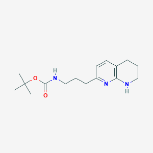 2-(3-(Boc-amino)-propyl)-5,6,7,8-tetrahydro-1,8-naphthyridine