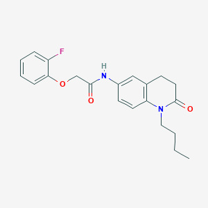 N-(1-butyl-2-oxo-1,2,3,4-tetrahydroquinolin-6-yl)-2-(2-fluorophenoxy)acetamide