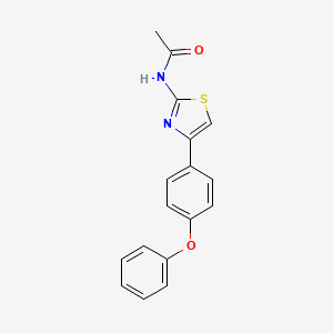 N-[4-(4-phenoxyphenyl)-1,3-thiazol-2-yl]acetamide