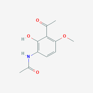 molecular formula C11H13NO4 B2934106 N-(3-acetyl-2-hydroxy-4-methoxyphenyl)acetamide CAS No. 75452-87-8