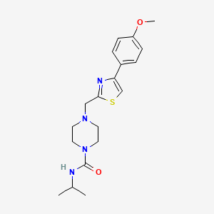 N-isopropyl-4-((4-(4-methoxyphenyl)thiazol-2-yl)methyl)piperazine-1-carboxamide