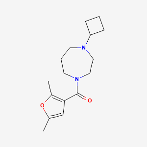 (4-Cyclobutyl-1,4-diazepan-1-yl)(2,5-dimethylfuran-3-yl)methanone