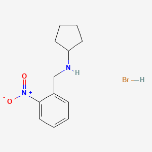 N-(2-nitrobenzyl)cyclopentanamine hydrobromide