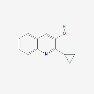 molecular formula C12H11NO B2934237 2-Cyclopropylquinolin-3-ol CAS No. 2118069-87-5