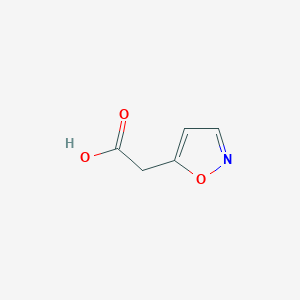 molecular formula C5H5NO3 B2934260 5-异恶唑乙酸 CAS No. 4992-21-6