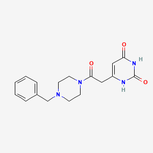 6-[2-(4-benzylpiperazin-1-yl)-2-oxoethyl]-1H-pyrimidine-2,4-dione