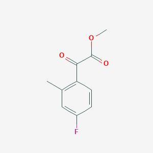 molecular formula C10H9FO3 B2934292 Methyl 4-fluoro-2-methylbenzoylformate CAS No. 334477-07-5