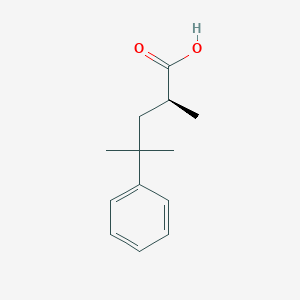 molecular formula C13H18O2 B2934299 (2S)-2,4-Dimethyl-4-phenylpentanoic acid CAS No. 2248172-99-6